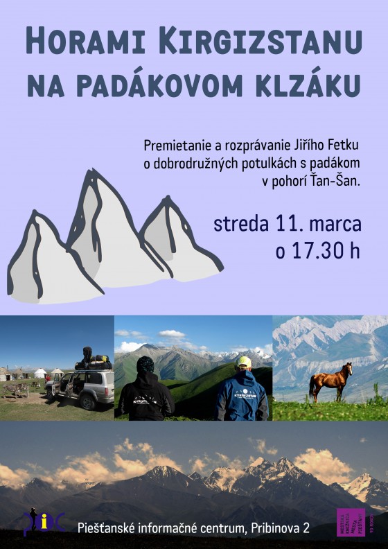 Horami Kirgizstanu na padákovom klzáku