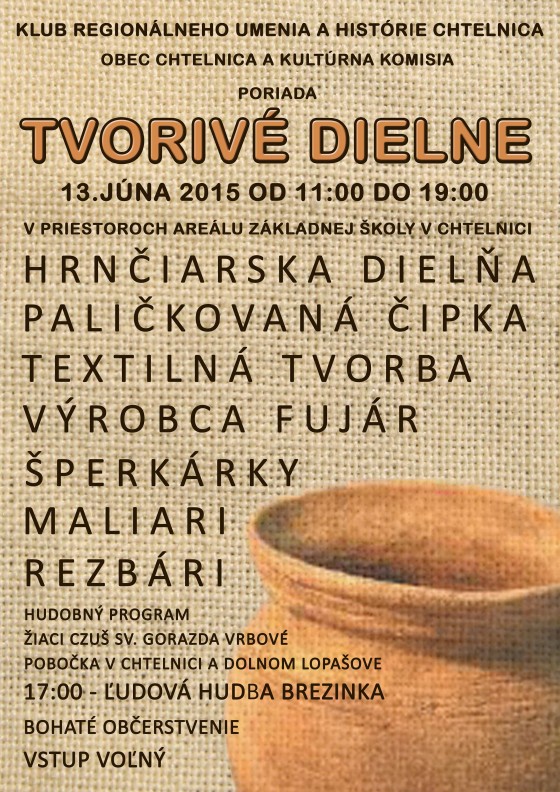 Tvorivé dielne 2015