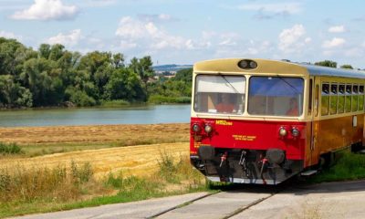 Historický vlak na trati Zbehy - Radošina