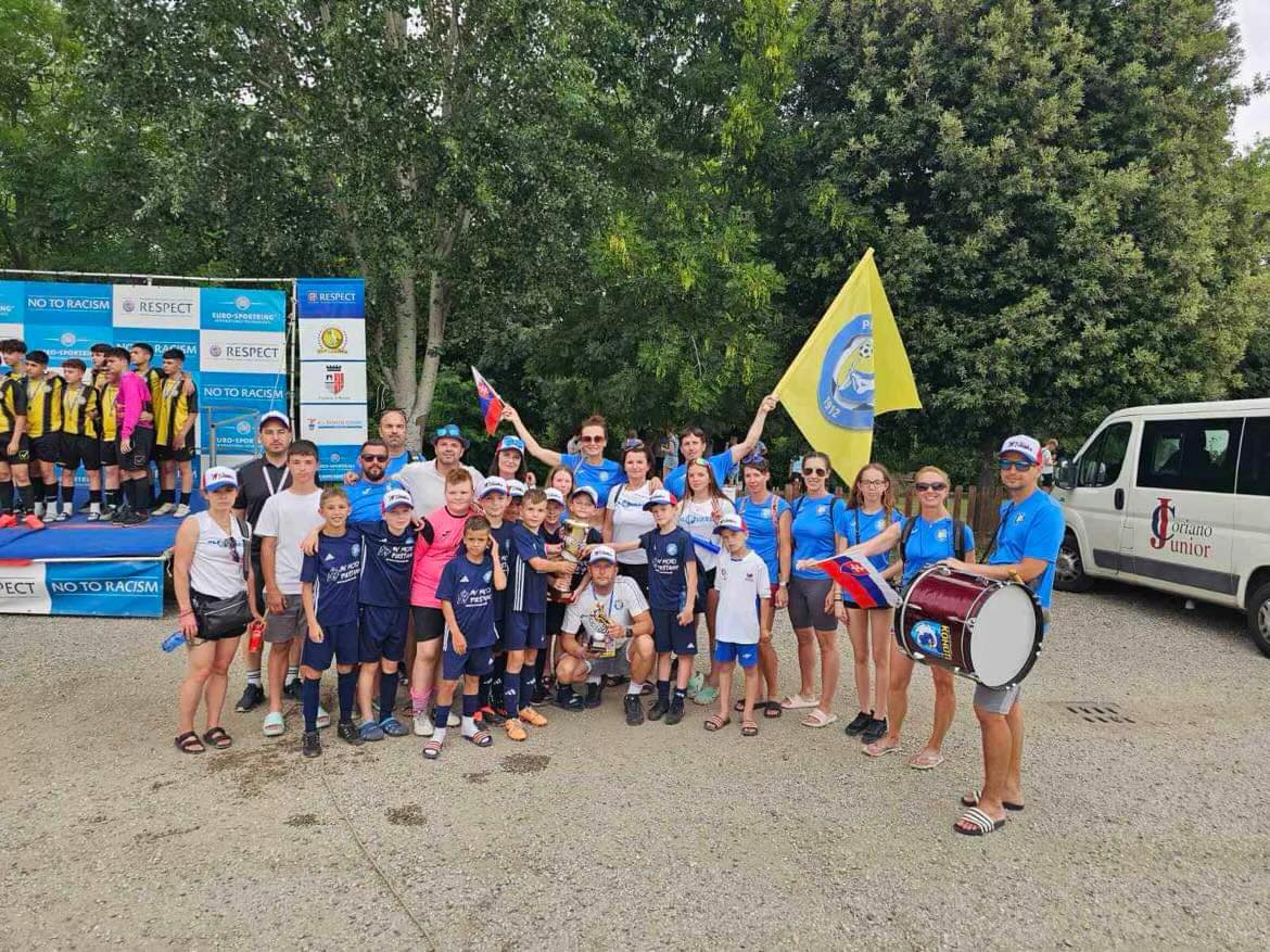 Futbalisti PFK Piešťany U10 na turnaji v Rimini