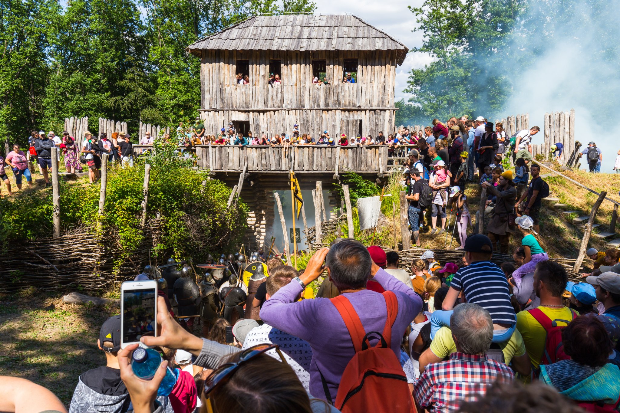 Hradisko Valy historická ukážka