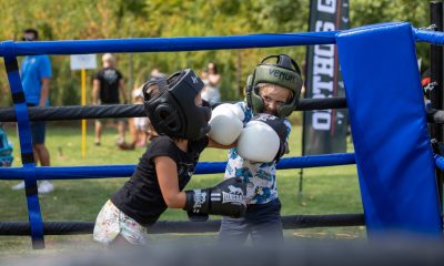 Malí boxeristi na podujatí Vyber si svoj šport 2024