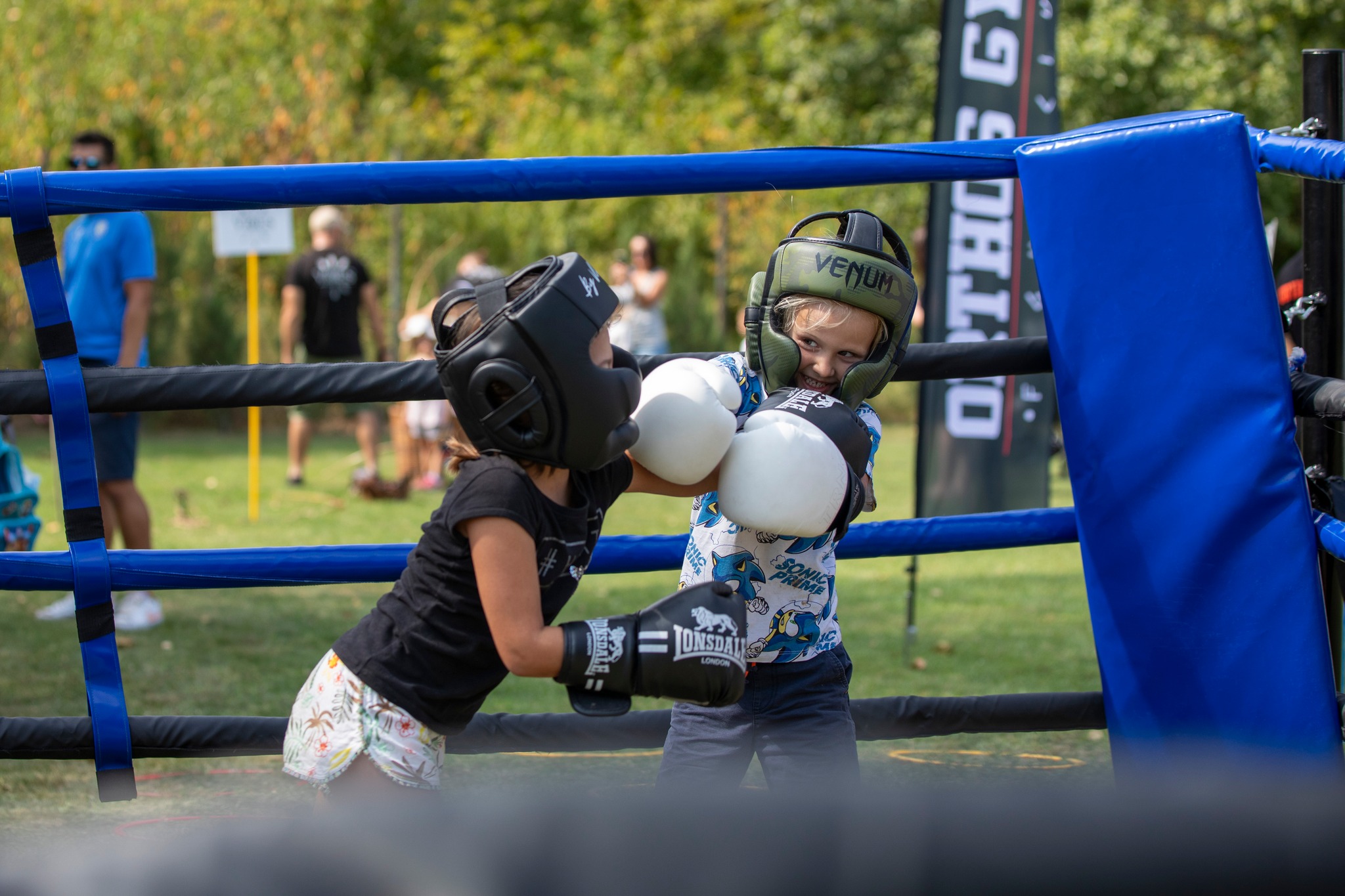 Malí boxeristi na podujatí Vyber si svoj šport 2024