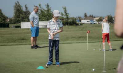 Dieťa na golfovom ihrisku v Trnave