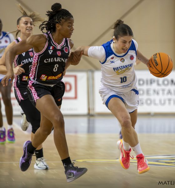 Basketbal zápas Piešťanské Čajky – Charnay Basket Bourgogne Sud v rámci Eurocupu