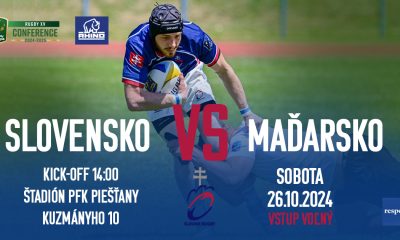 Pozvánka rugby Slovensko Maďarsko