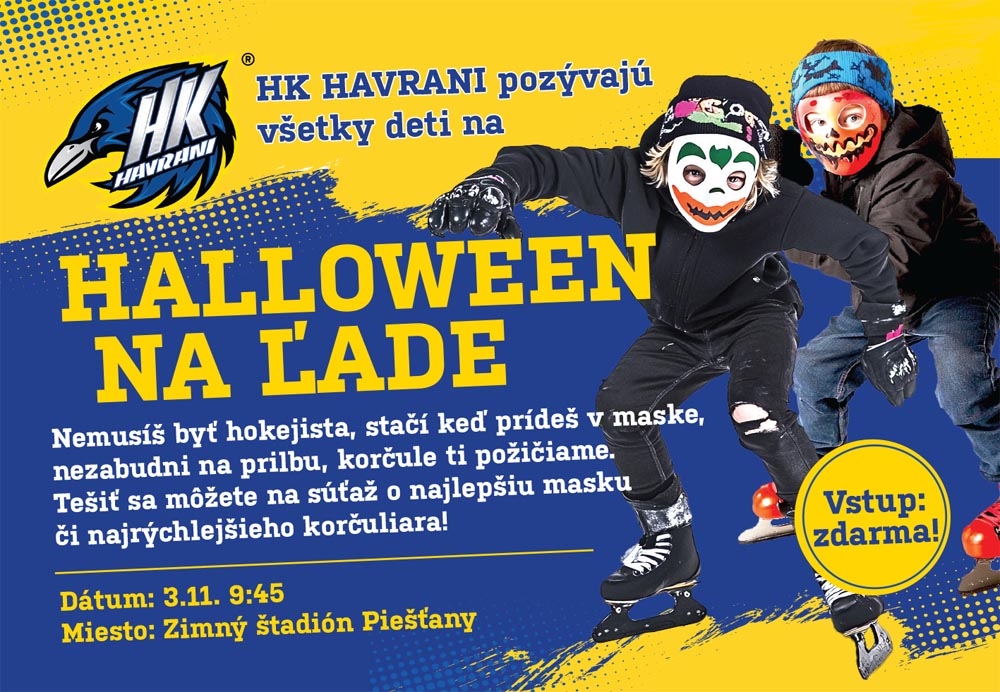 Pozvánka Halloween na ľade