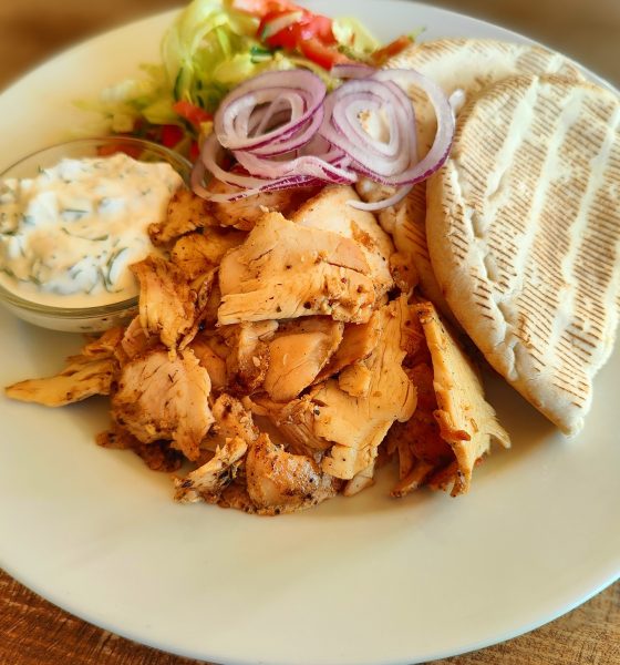 Kurací gyros so zeleniou - obedové menu Pivovar ŽiWell