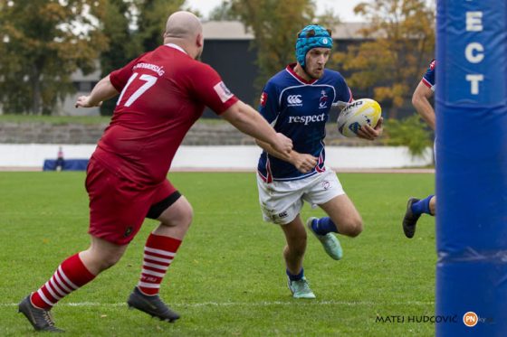 Slovensko vs Maďarsko zápas v rámci Rugby Europe Conference  na Futbalovom štadióne v Piešťanoch