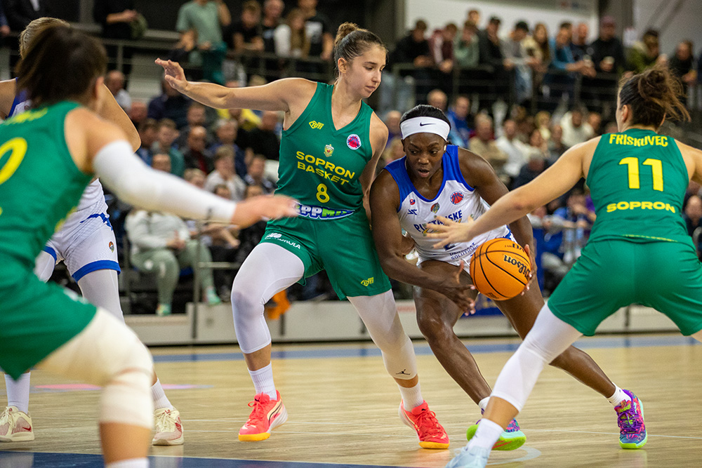 Basketbal Piešťanské Čajky vs Šopron Basket - Eurocup